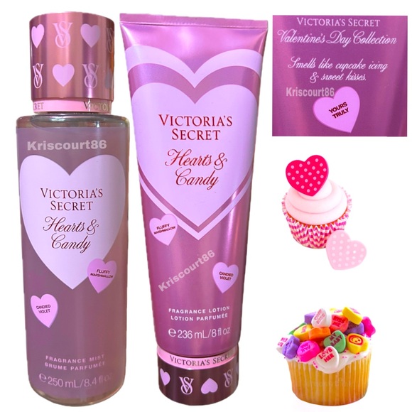 VS Hearts & Candy 2PC Set NEW FULL-SIZE - Picture 2 of 15